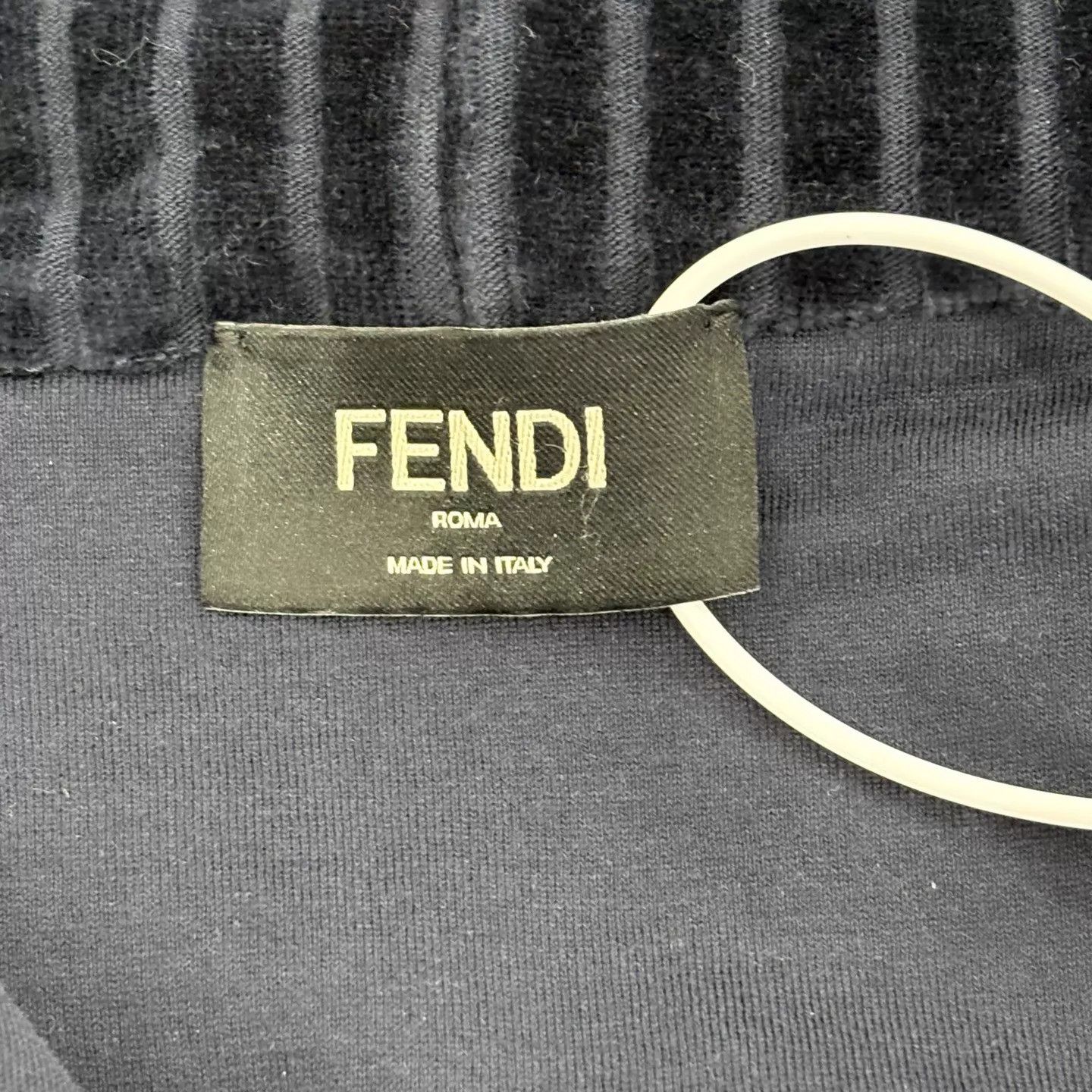 Fendi Fendi navy black corduroy zip hoodie XS new Size US XS / EU 42 / 0 - 3 Thumbnail