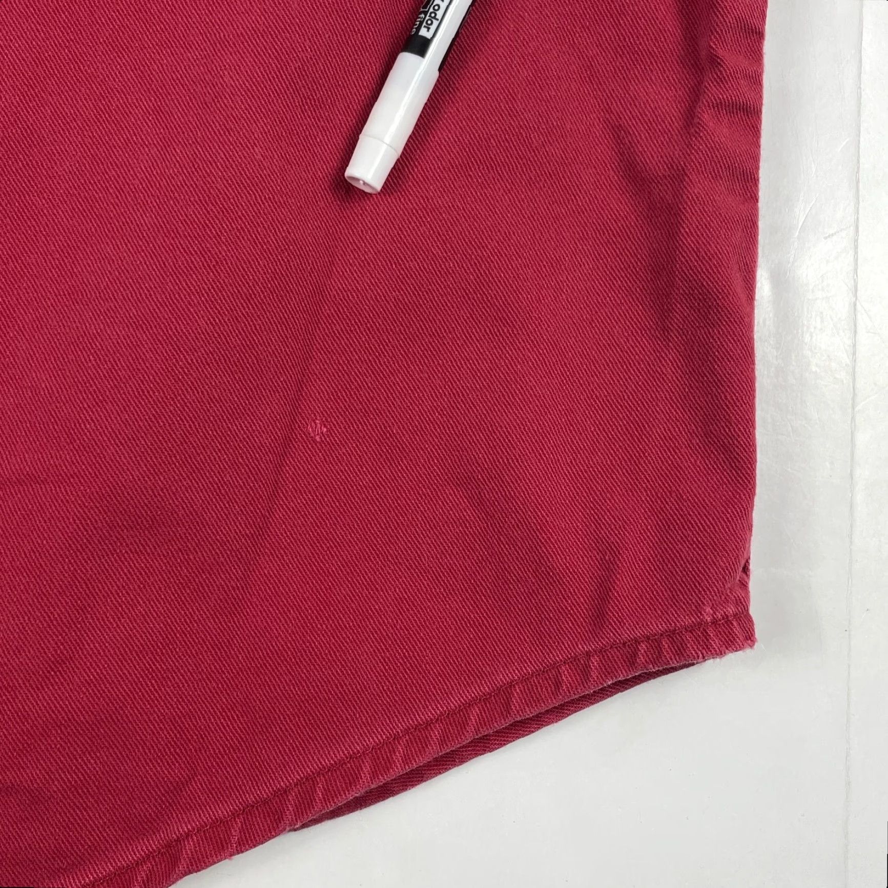 Levi's VINTAGE Levi's Shirt Mens Large Red Canvas Loose Long Sleeve Button Up Workwear Rugged Size US L / EU 52-54 / 3 - 5 Thumbnail