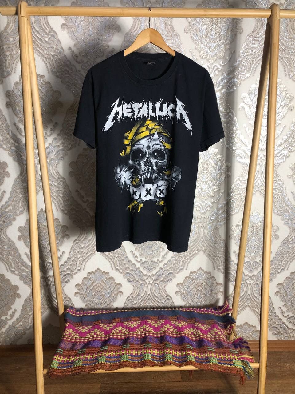Band Tees VINTAGE METALLICA WORLD TOUR ROCK T-SHIRT RETRO METAL 90s Size US L / EU 52-54 / 3 - 1 Thumbnail