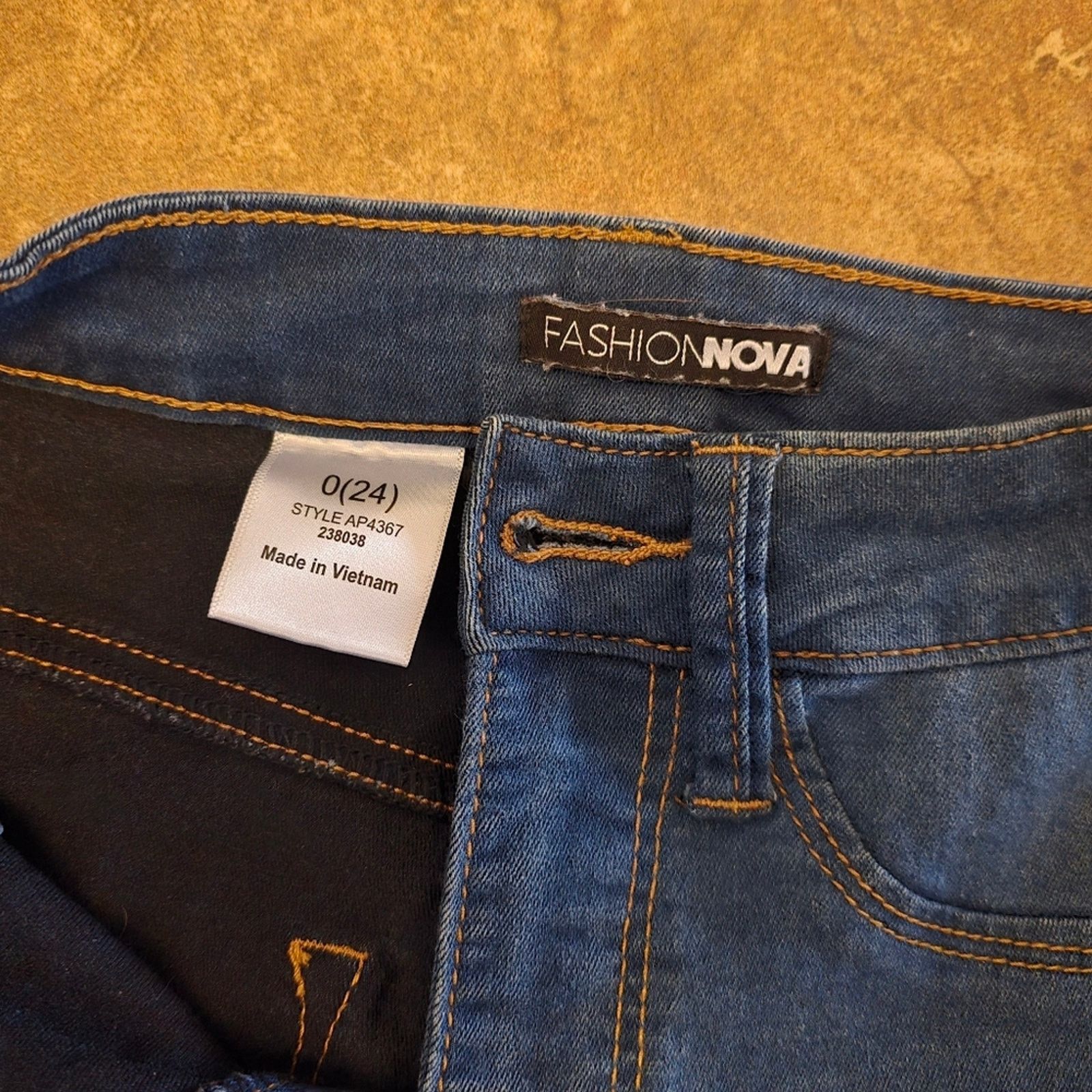 Fashion Nova Dark Denim | FASHION NOVA | High Waisted Jean Size 25" / US 0 / IT 36 - 3 Thumbnail