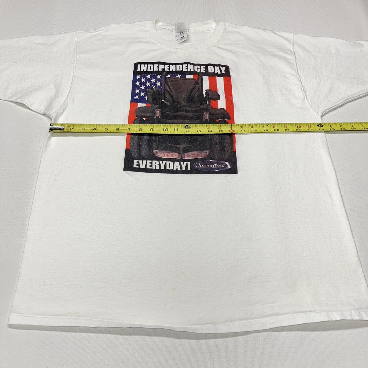 Other Omega Trac Tee Shirt Independence Day USA Flag Truck Chair Size US XXL / EU 58 / 5 - 14 Thumbnail