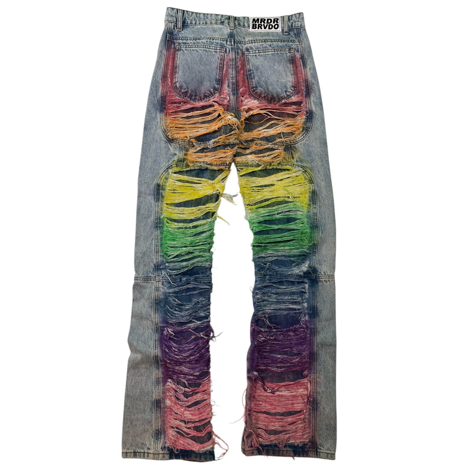 Who Decides War WDW Multi Bejeweled Jeans Size US 30 / EU 46 - 2 Thumbnail