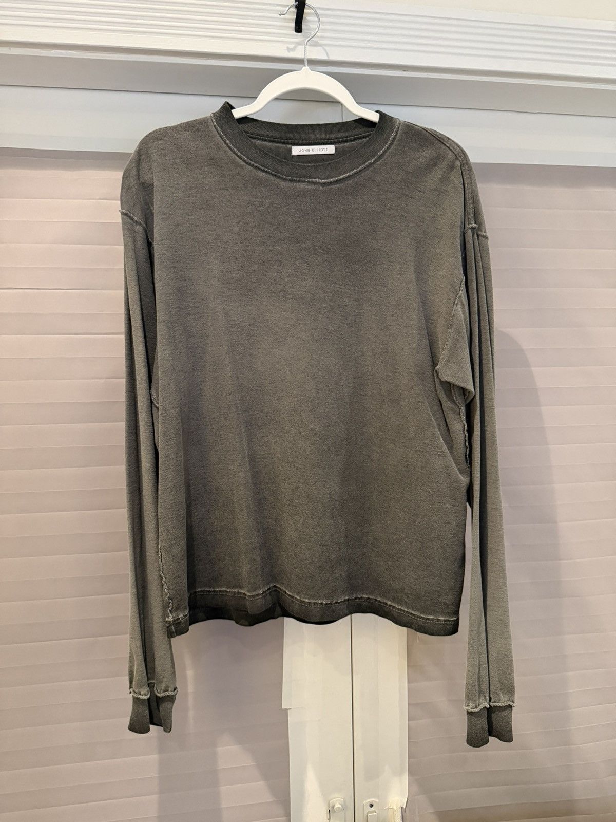John Elliott Gray Faded Vintage Longsleeve Size US M / EU 48-50 / 2 - 1 Thumbnail