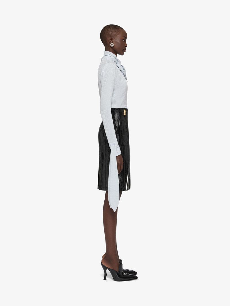 Givenchy o1w1db10326 Double Lavalliere Blouse in Light Blue Size S / US 4 / IT 40 - 3 Thumbnail