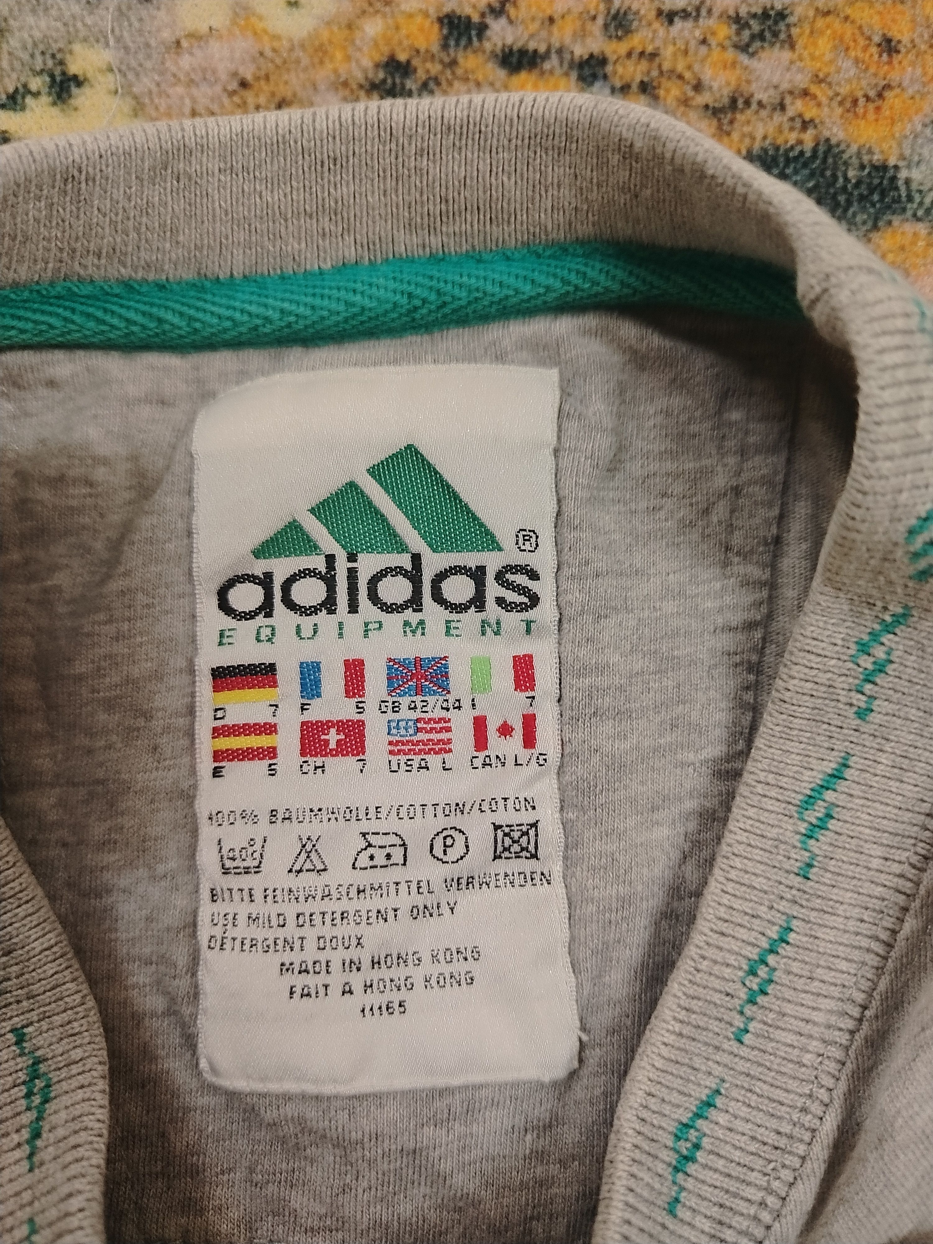 Adidas Vintage 90s Adidas Equipment Center. LOGO Size US L / EU 52-54 / 3 - 7 Thumbnail