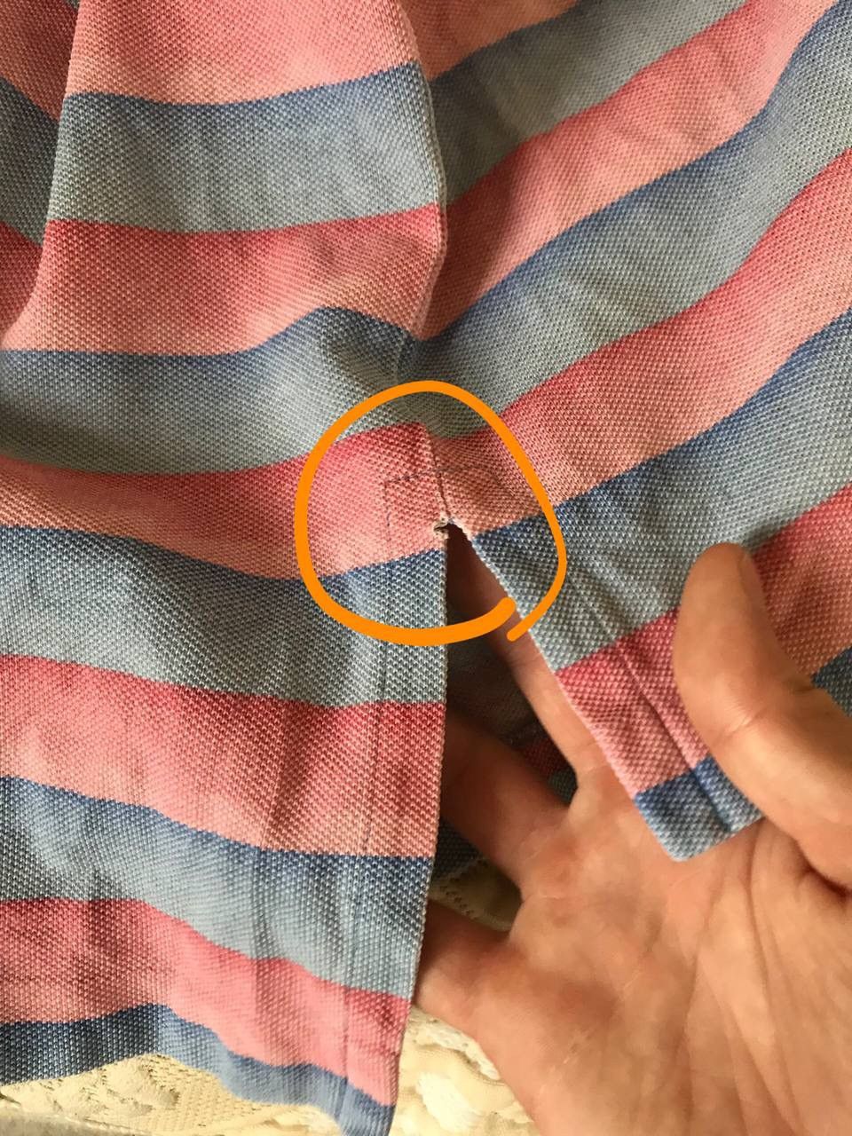 Polo Ralph Lauren 🔥 Vintage Polo Ralph Lauren Striped Gradient Polo Shirt Tee Size US L / EU 52-54 / 3 - 9 Thumbnail