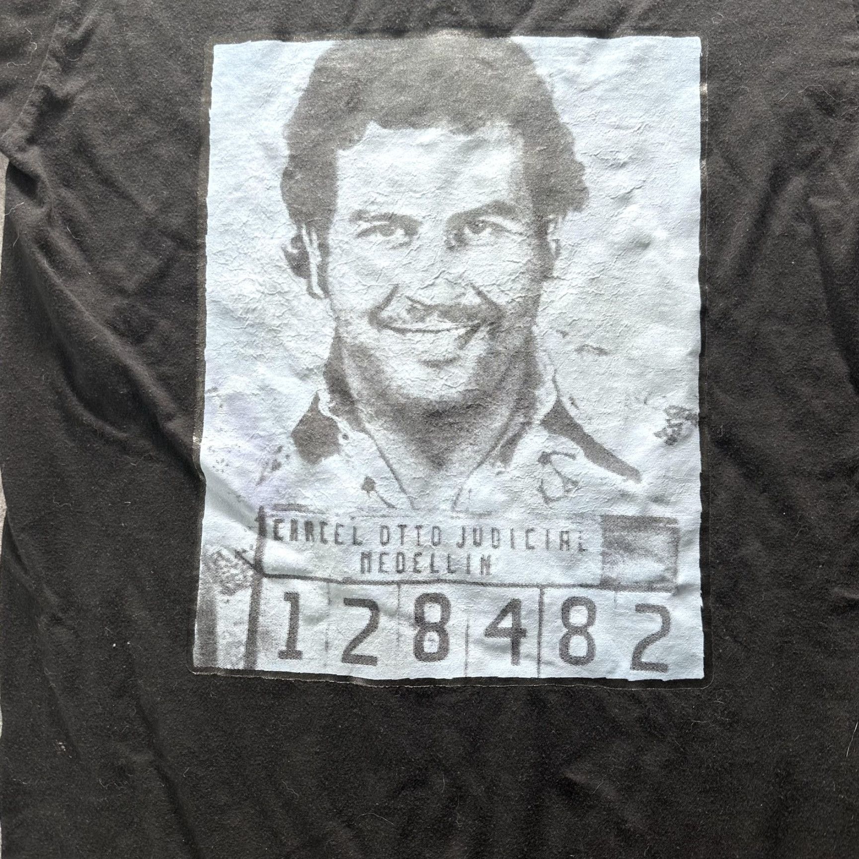 Vintage Jon Lauren Cartel Shirt Mens M Black Mugshot Photo Graphic Tee Streetwear Size US M / EU 48-50 / 2 - 3 Thumbnail