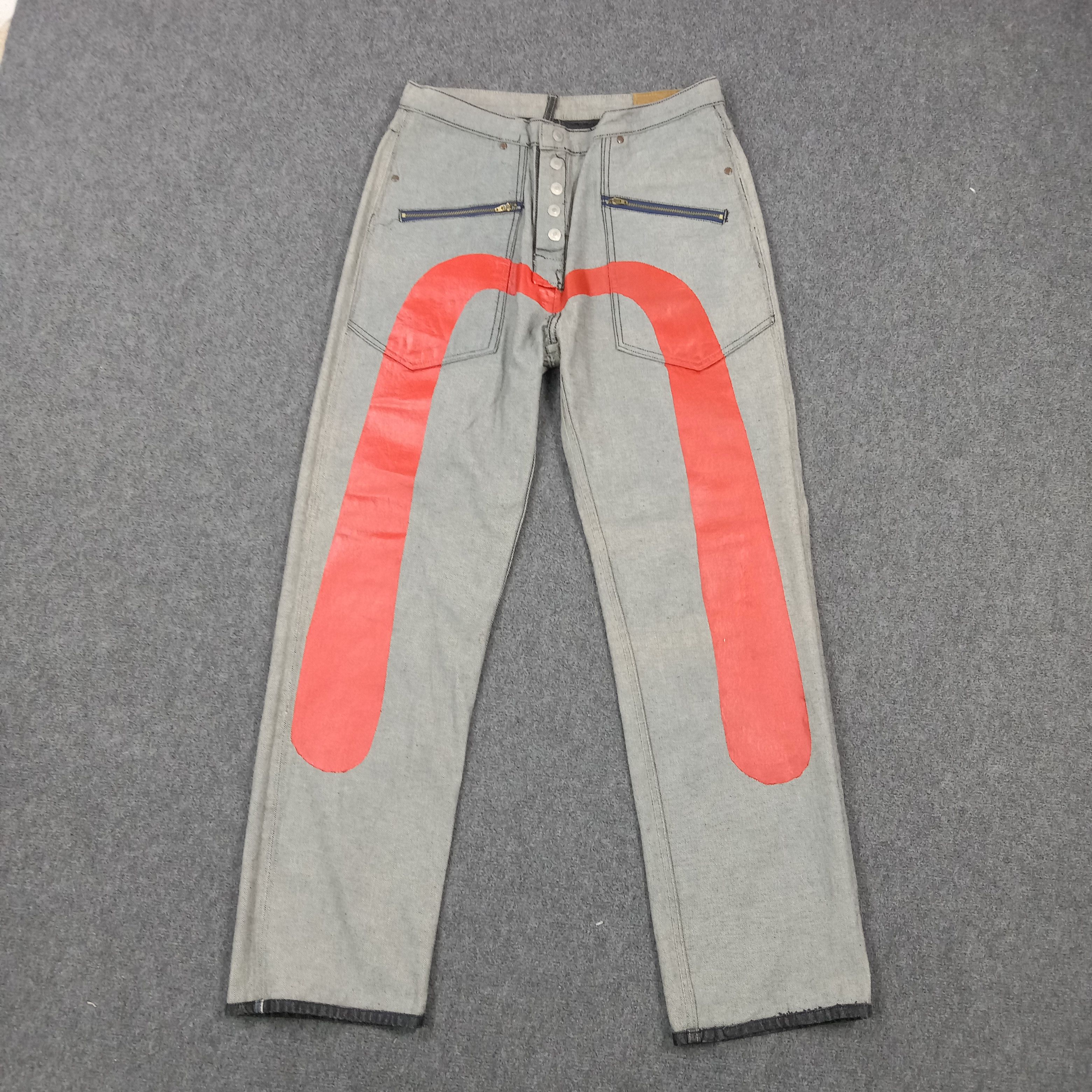 Evisu Evisu Paris Selvedge Reversible Daicock Denim Jeans C280N11 Size US 35 - 9 Thumbnail