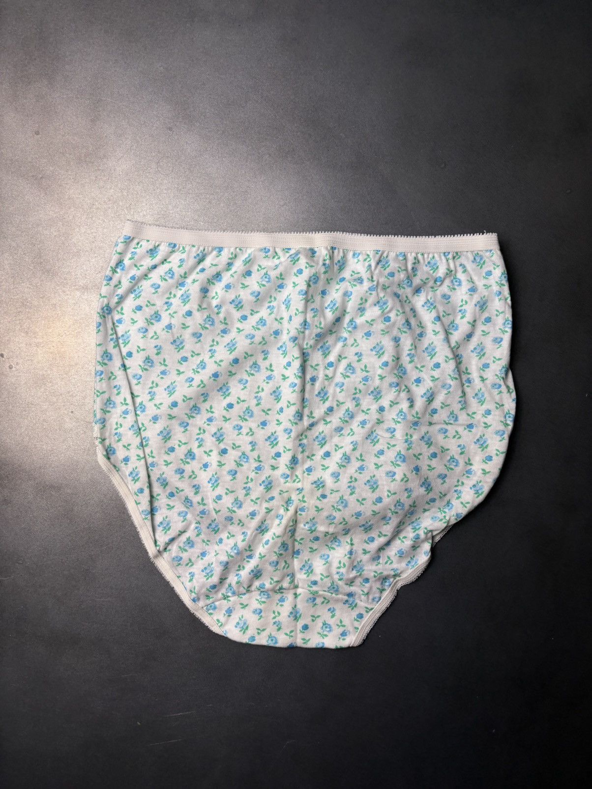 Vintage 2 Pairs of 1970s Floral Granny Panties Hanna Underwear High Size ONE SIZE - 13 Thumbnail