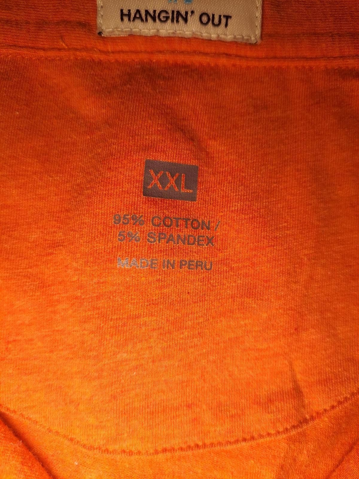 johnnie-O Johnnie O Hangin Out Polo Shirt Mens XXL Orange Cotton Size US XXL / EU 58 / 5 - 3 Thumbnail