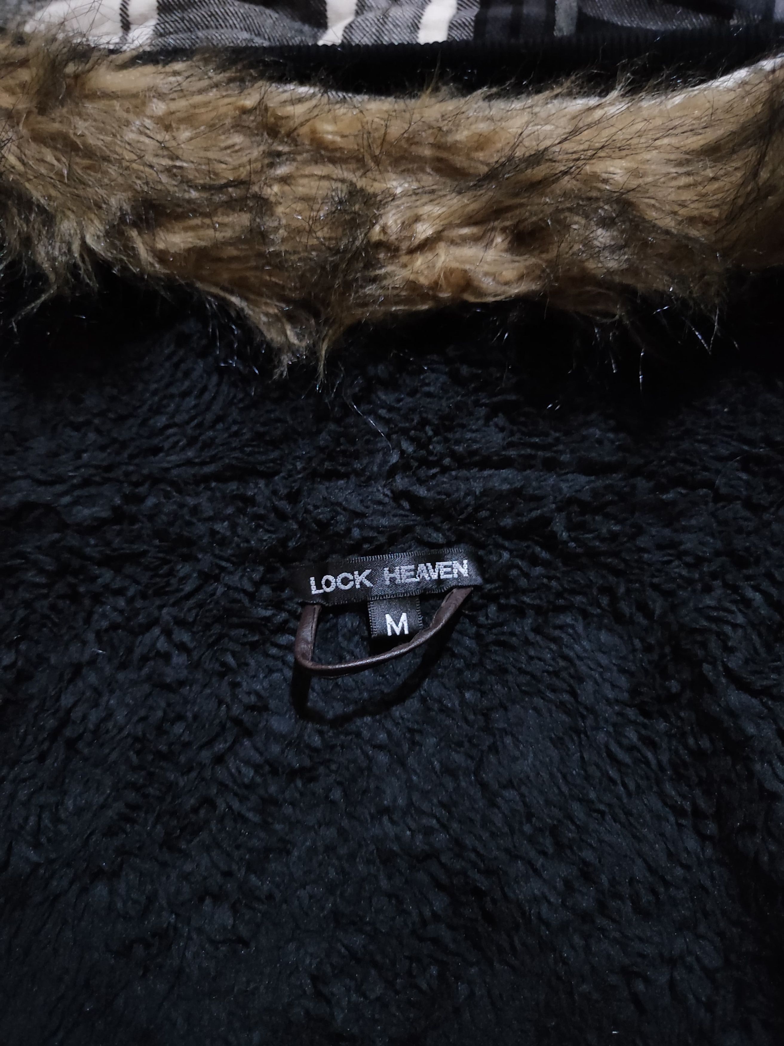 Japanese Brand Look Heaven Plaid Fur Zip Hoodie Ifsixwasnine Lgb Style Size US M / EU 48-50 / 2 - 3 Thumbnail