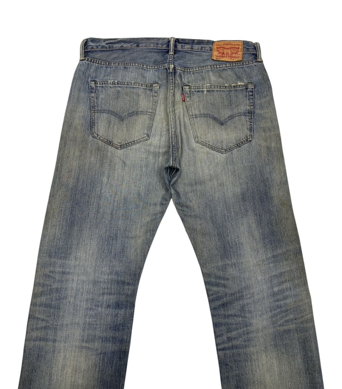 Levi's × Undercover 🔥LEVIS 501 THRASHED MUD WASH RUSTY DISTRESS UNDERCOVER STYLE Size US 36 / EU 52 - 6 Thumbnail