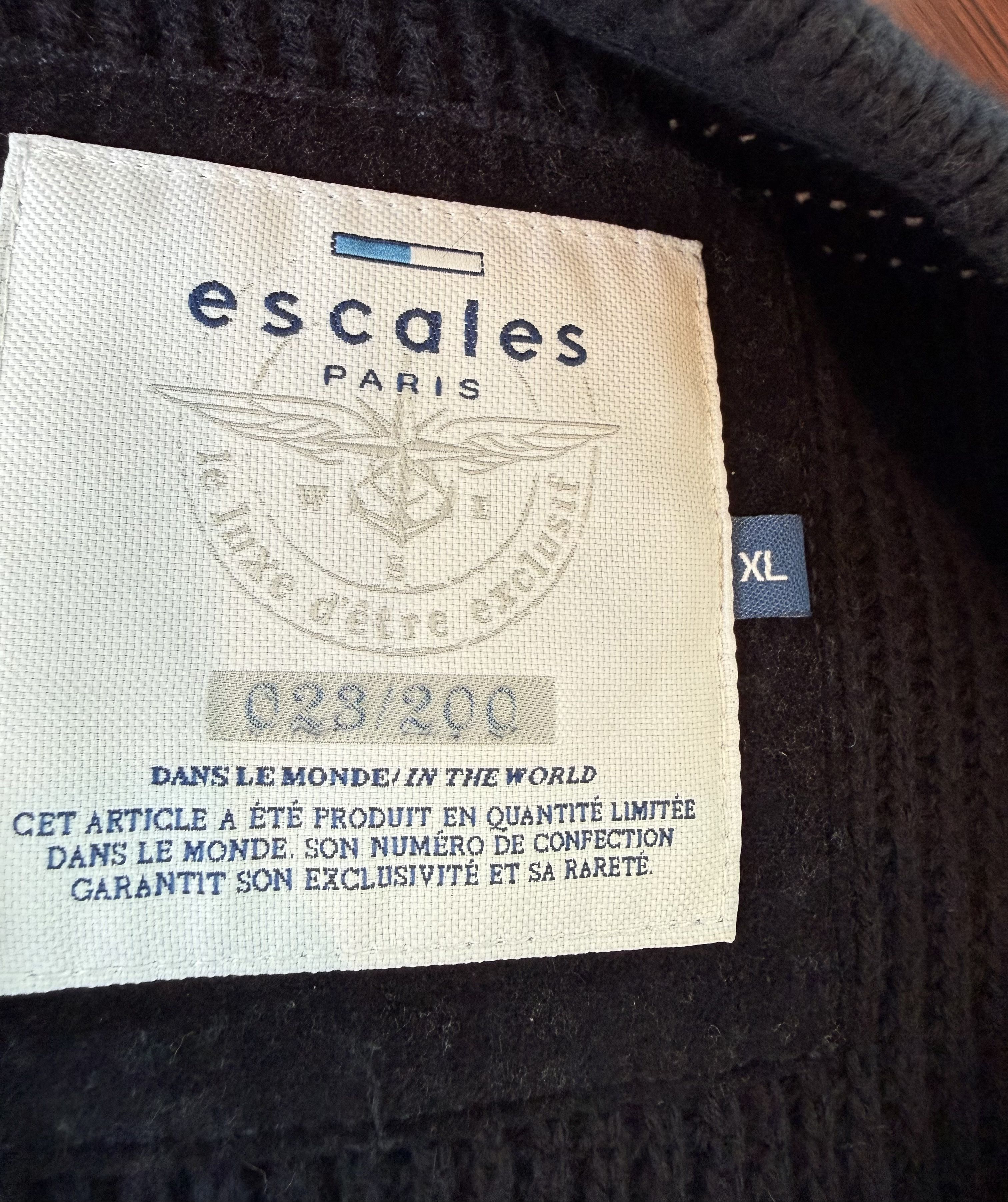 Other Escales Paris Limited Edition ¼ zip sweater Size US XL / EU 56 / 4 - 3 Thumbnail