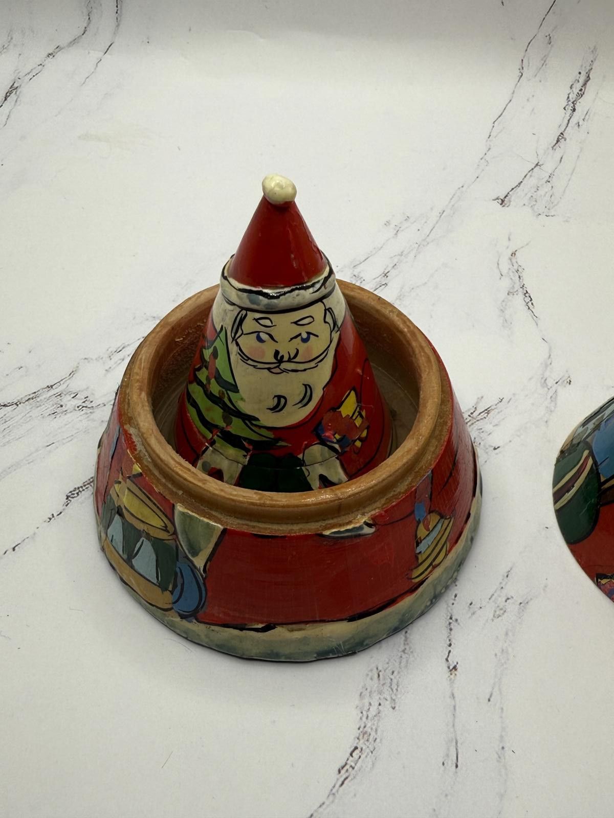 Designer Vintage Nesting Doll Santa Claus Size ONE SIZE - 10 Thumbnail