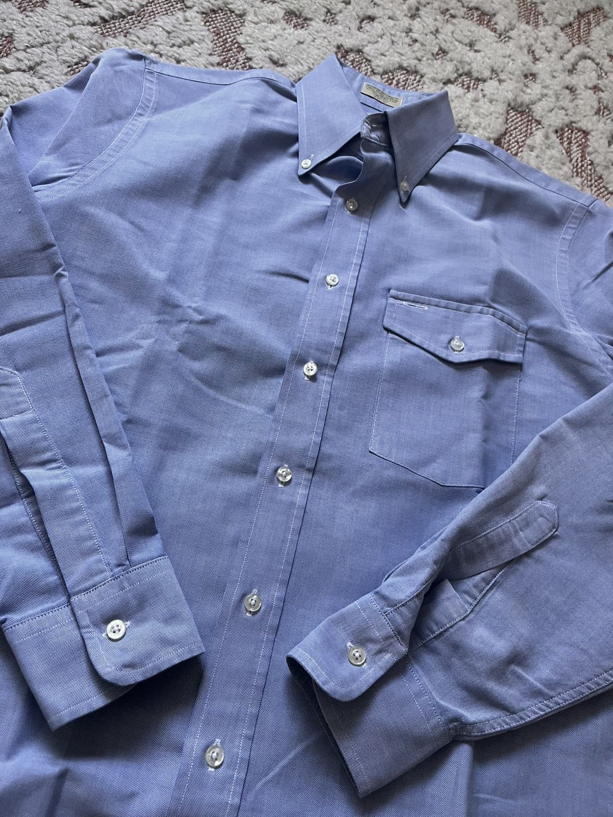 L.L. Bean × Vintage Vintage L.L.Bean Button-Down Dress Shirt Made in USA 90s Size US L / EU 52-54 / 3 - 5 Thumbnail