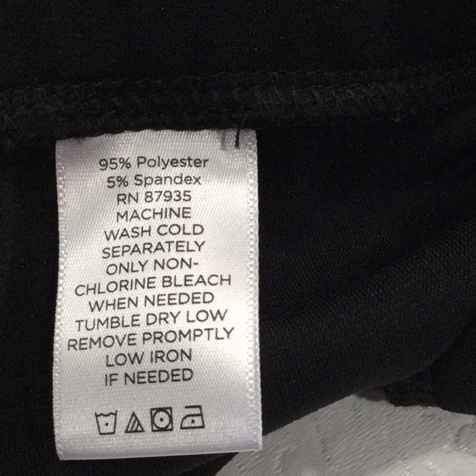 Other Susan Graver Black Knee Length Back Split A-line Skirt 3X Size 42" / US 20 - 12 Thumbnail