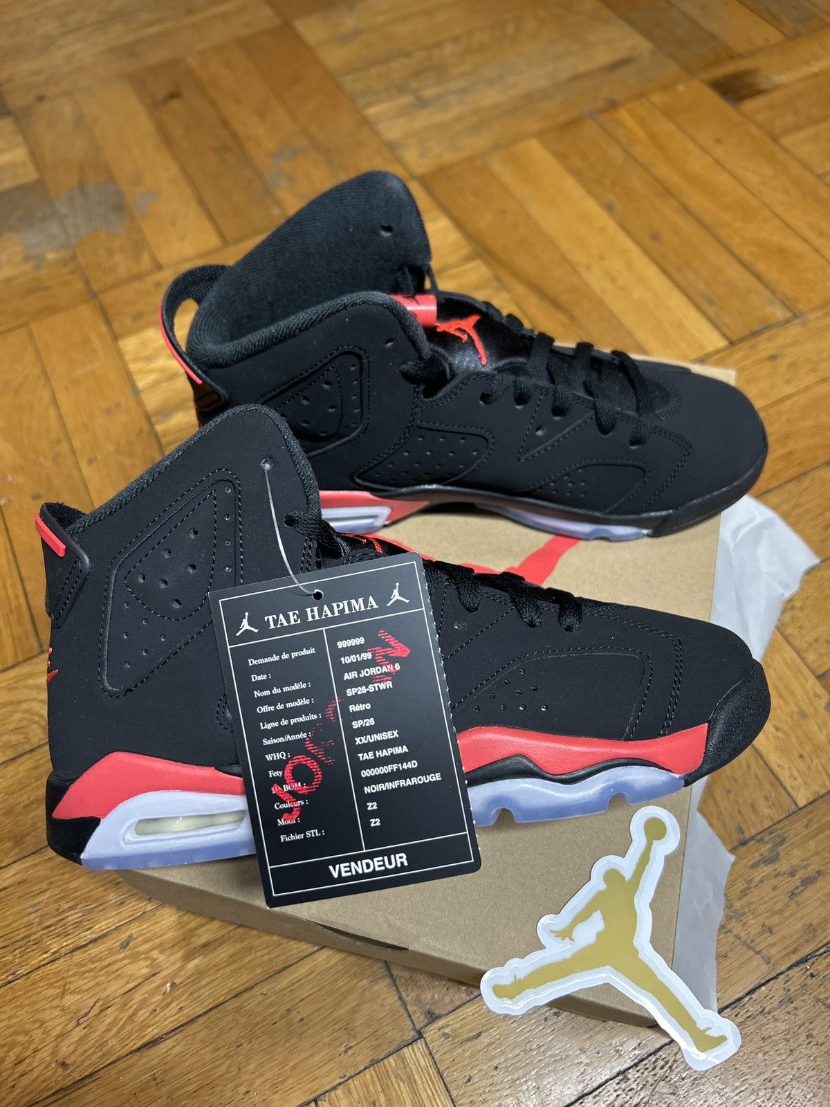 Jordan Brand Air jordan infared salesman 6s Size US 6 / EU 39 - 1 Thumbnail