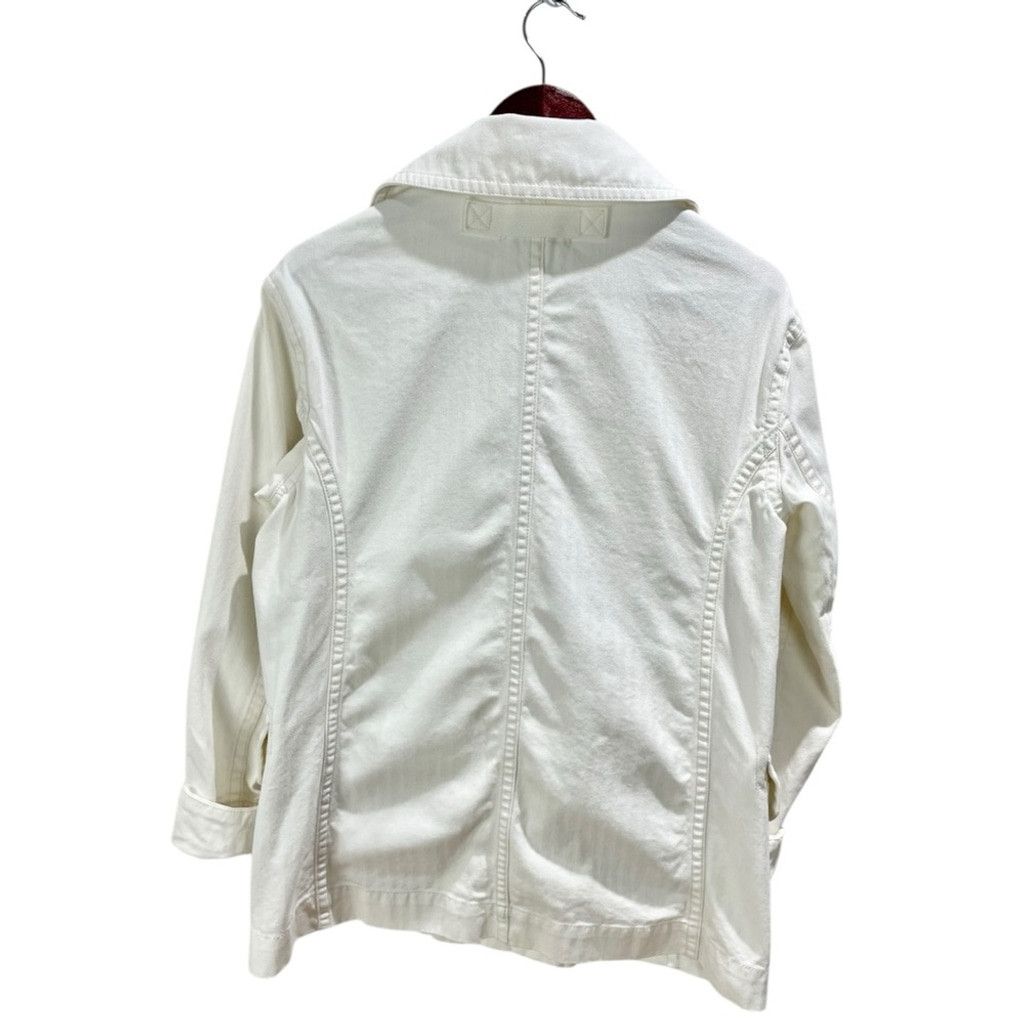 Everlane Everlane Ivory Organic Cotton Herringbone Twill Jacket US S Size S / US 4 / IT 40 - 7 Thumbnail