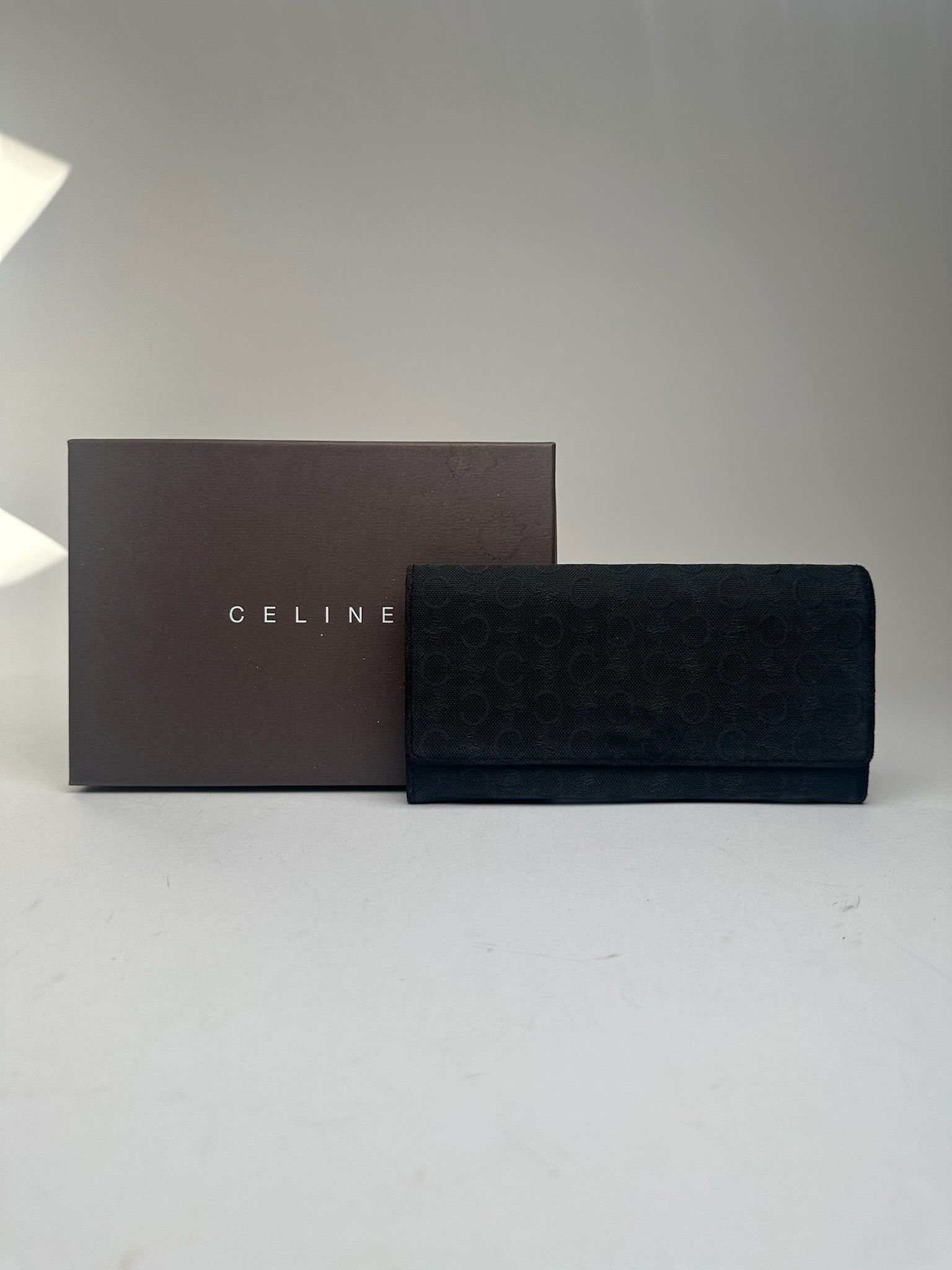 Celine Vintage Macadam Wallet black Size ONE SIZE - 1 Thumbnail