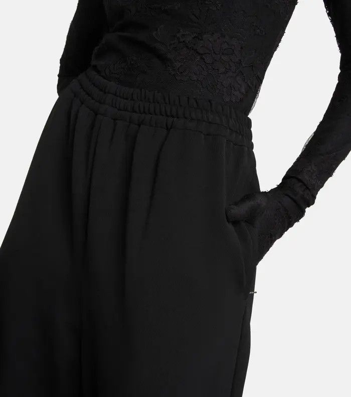 Balenciaga o1bcso1str0326 Oversized Pants in Black Size 25" / US 0 / IT 36 - 4 Thumbnail