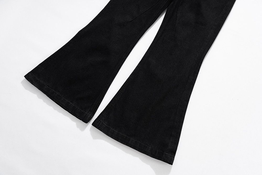 Japanese Brand × Vintage Black Plain jeans Size US 34 / EU 50 - 6 Thumbnail