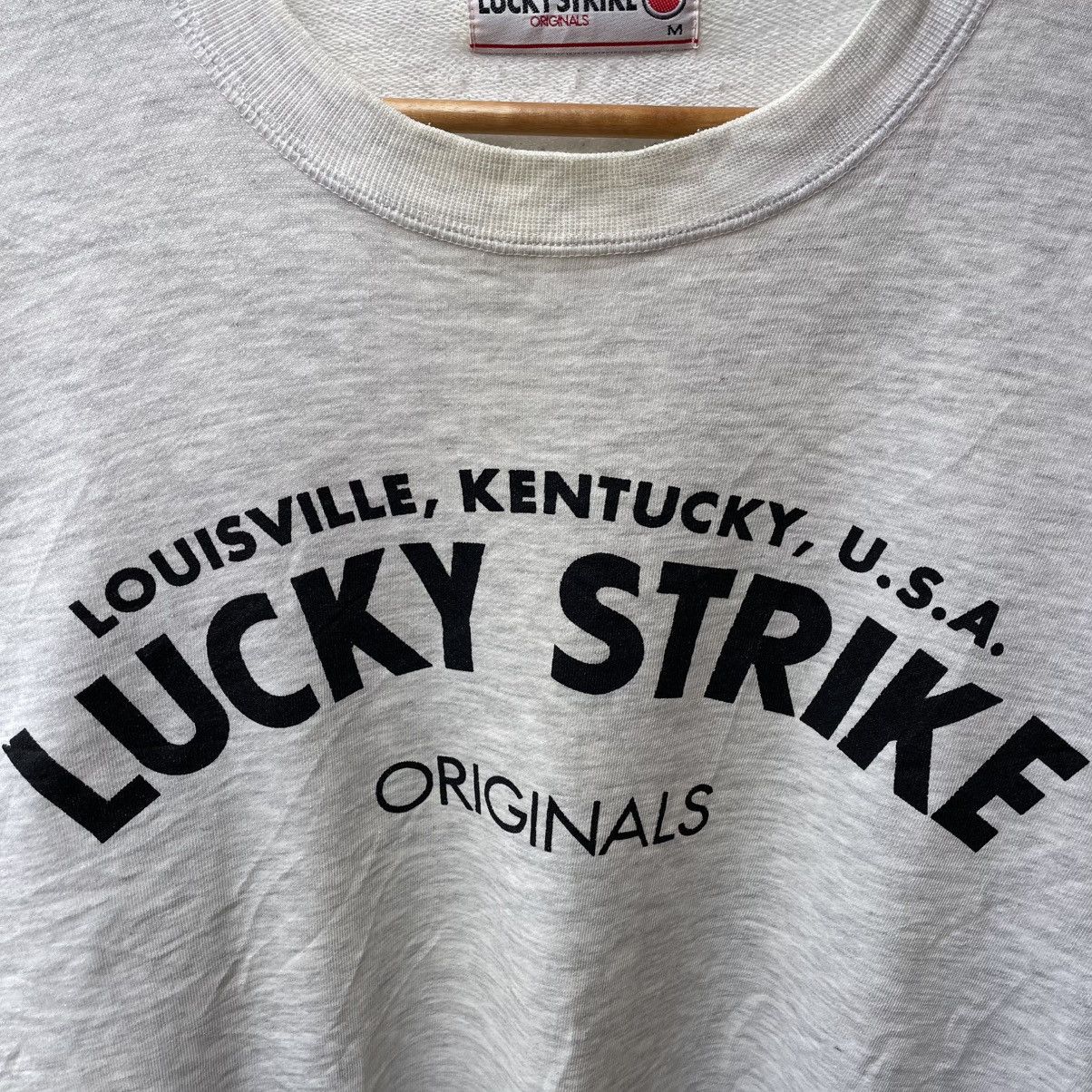Sports Specialties 🔥🇯🇵Vintage Lucky Stripe Big Spellout Sweatshirts Size US M / EU 48-50 / 2 - 6 Thumbnail