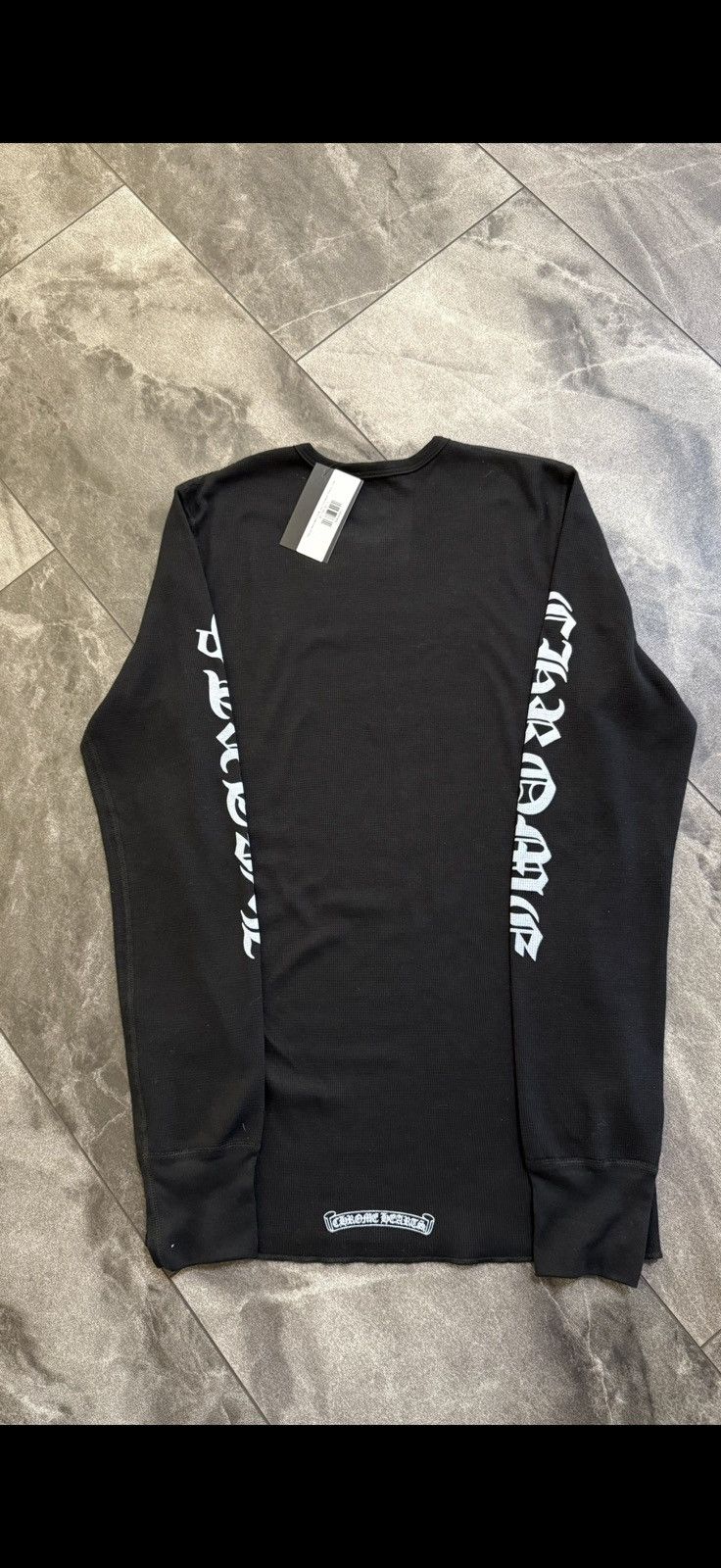 Chrome Hearts Chrome Hearts Scroll Logo Long-Sleeve Thermal Size US L / EU 52-54 / 3 - 2 Thumbnail