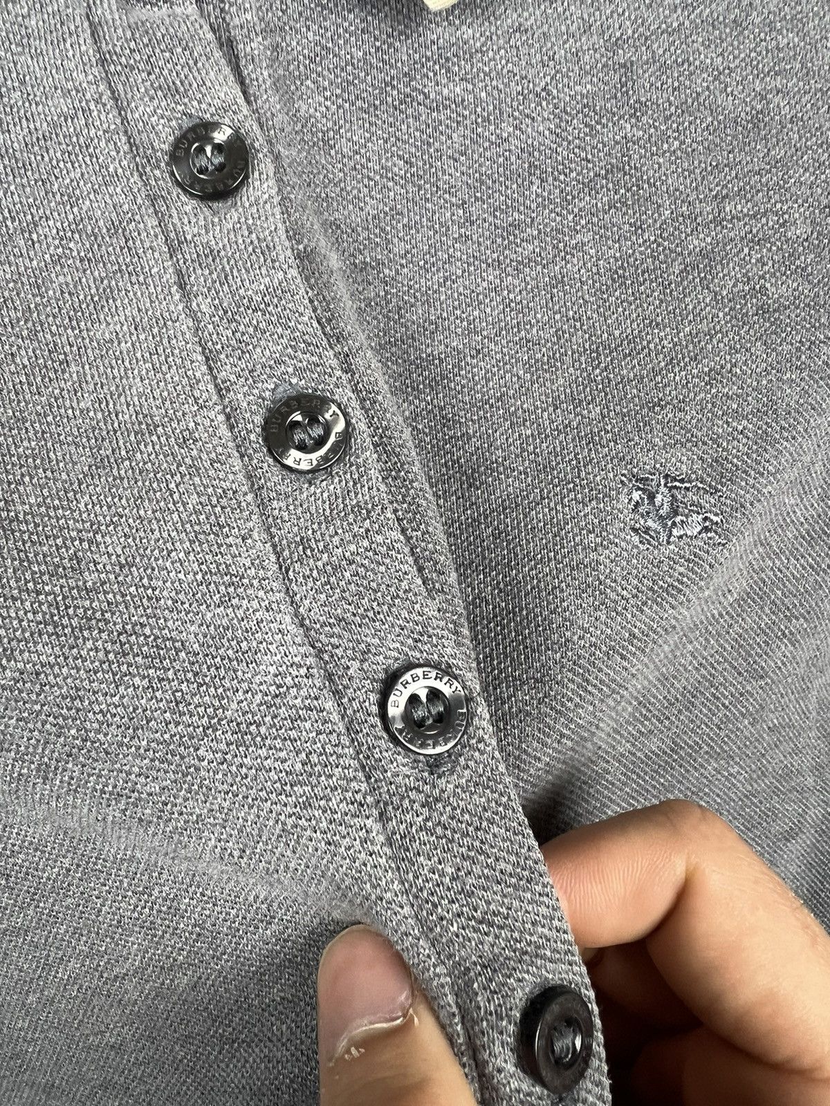Burberry Burberry London Nova Check Cotton Longsleeve Polo Shirt Size M / US 6-8 / IT 42-44 - 10 Thumbnail