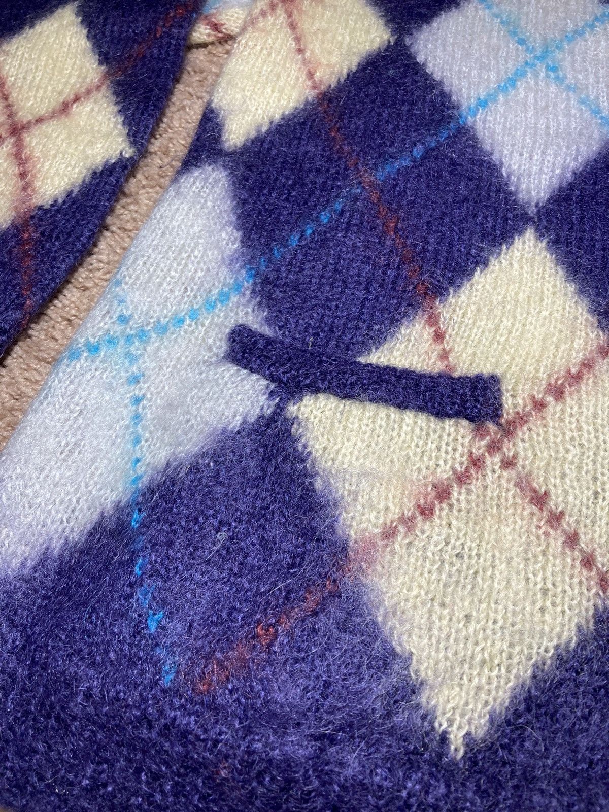 Japanese Brand × Undercover × Vandalize 1997 NWO Purple Argyle Cardigan Punk Plaid 90s Vandalize Sex Size US S / EU 44-46 / 1 - 4 Thumbnail