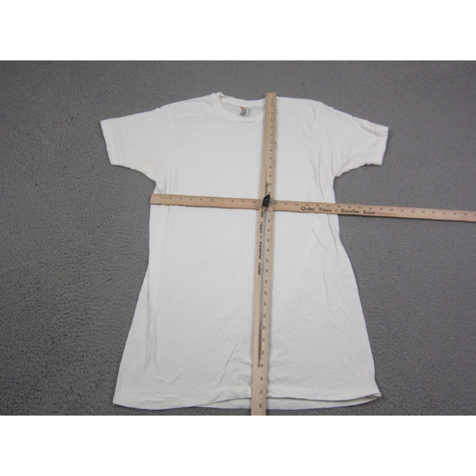 Hanes VINTAGE Hanes Shirt Adult XL White 90s 80s California Florida Men's Short Sleeve Crew Neck Cotton Knit T-Shirt Size US XL / EU 56 / 4 - 7 Thumbnail