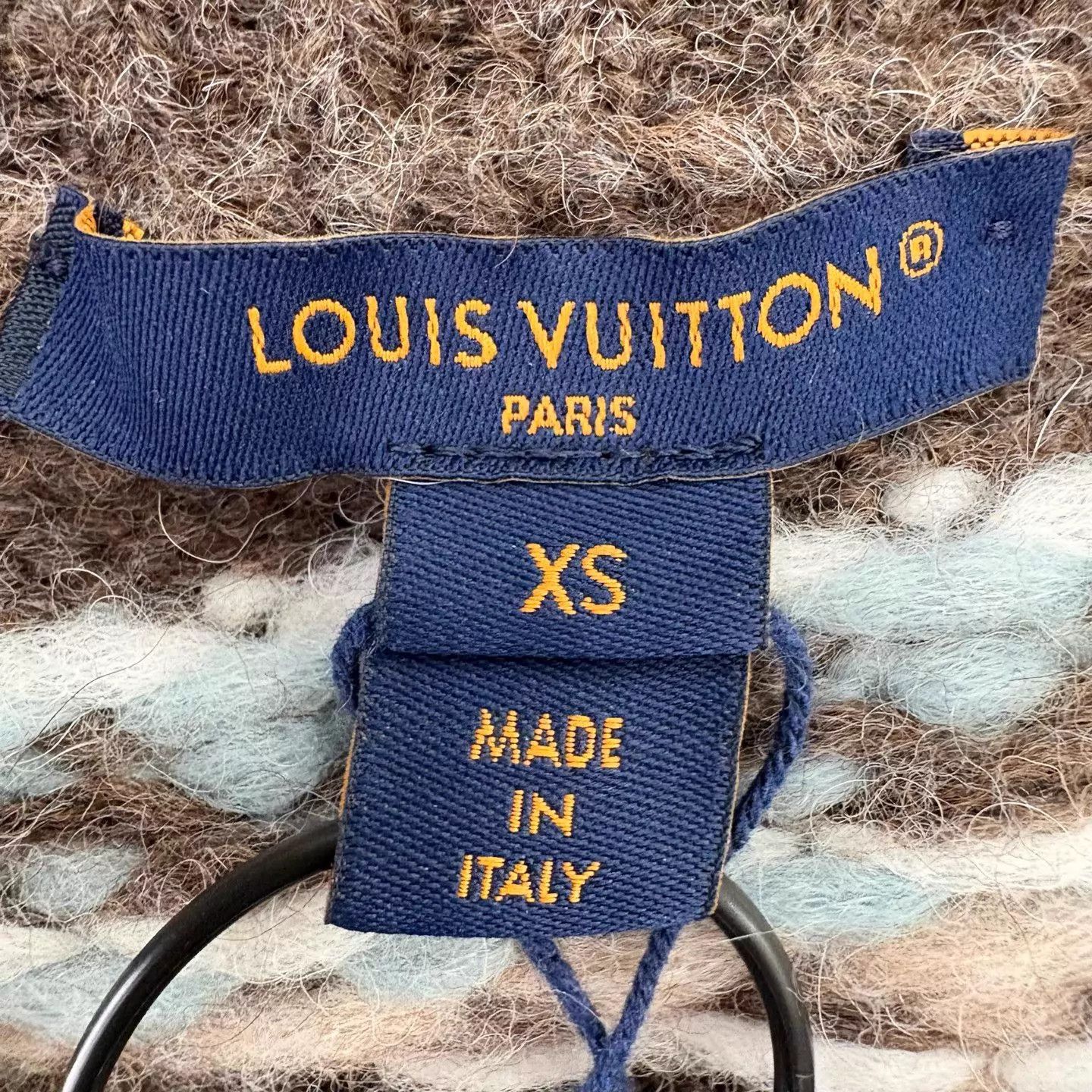 Louis Vuitton LV SS26 ski fair isle lettered crewneck long-sleeve Tan XS Size XS / US 0-2 / IT 36-38 - 3 Thumbnail