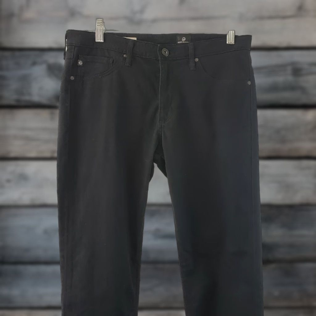 Vintage Adriano Goldschmied Womens Leggings The Middi Mid Rise Sz 29 Solid Black Size 29" - 1 Thumbnail