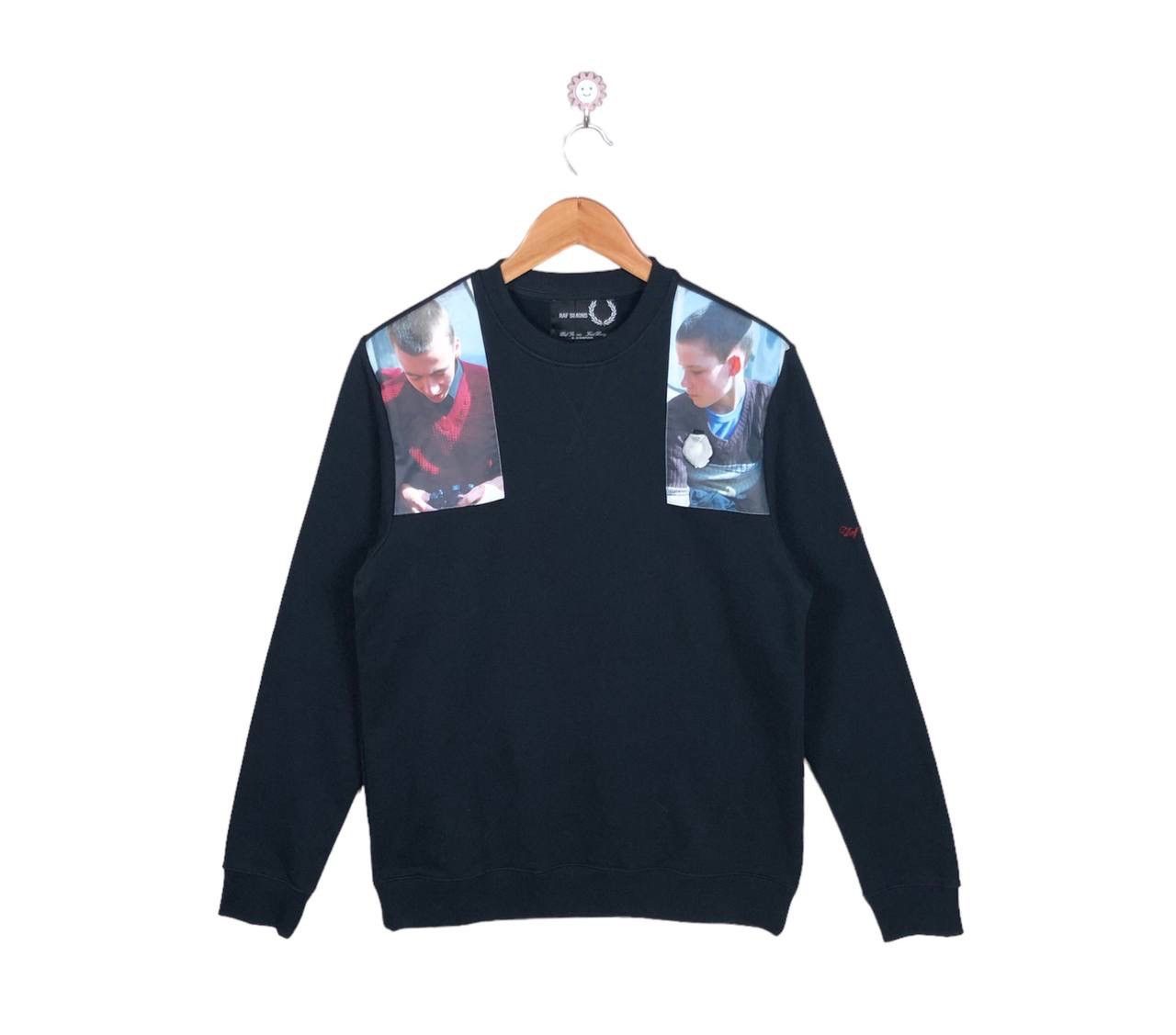 Fred Perry × Raf Simons New Raf Simons Fred Perry Portrait Patch Jumper Sweatshirt Size US M / EU 48-50 / 2 - 2 Thumbnail