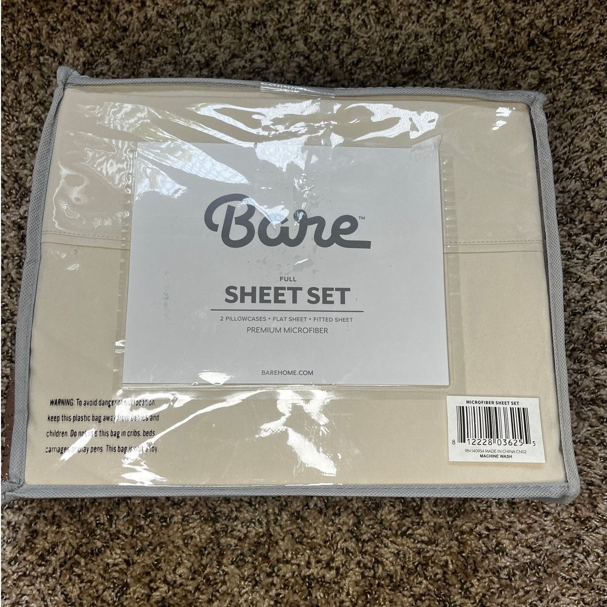 Other NWT Bare Premuim Microfiber Full Sheet Set Size ONE SIZE - 1 Thumbnail