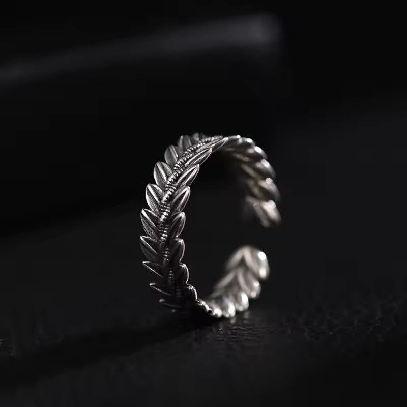 Jewelry × Vintage Silver Wheat Resizeable Ring Size ONE SIZE - 5 Thumbnail