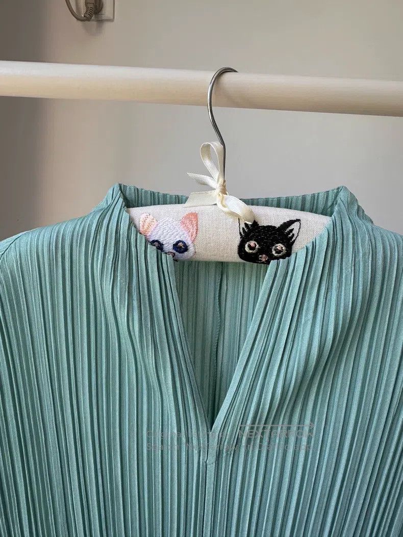 Issey Miyake Issey Miyake Mint Green Dress Size L / US 10 / IT 46 - 2 Thumbnail