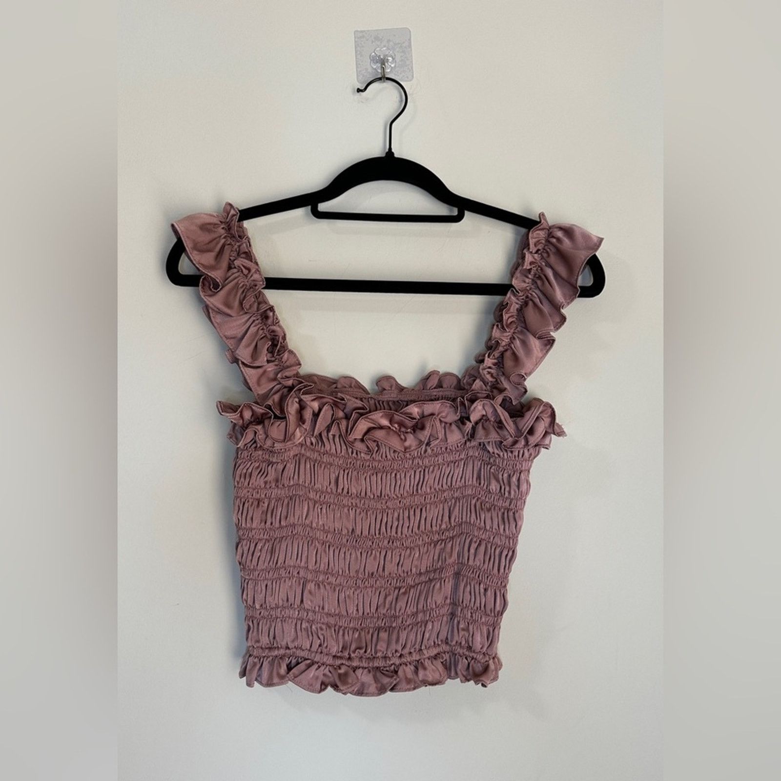 ELLIATT ELLIATT Size XS Cyrene Top Light Mauve Smocking Size XS / US 0-2 / IT 36-38 - 10 Thumbnail