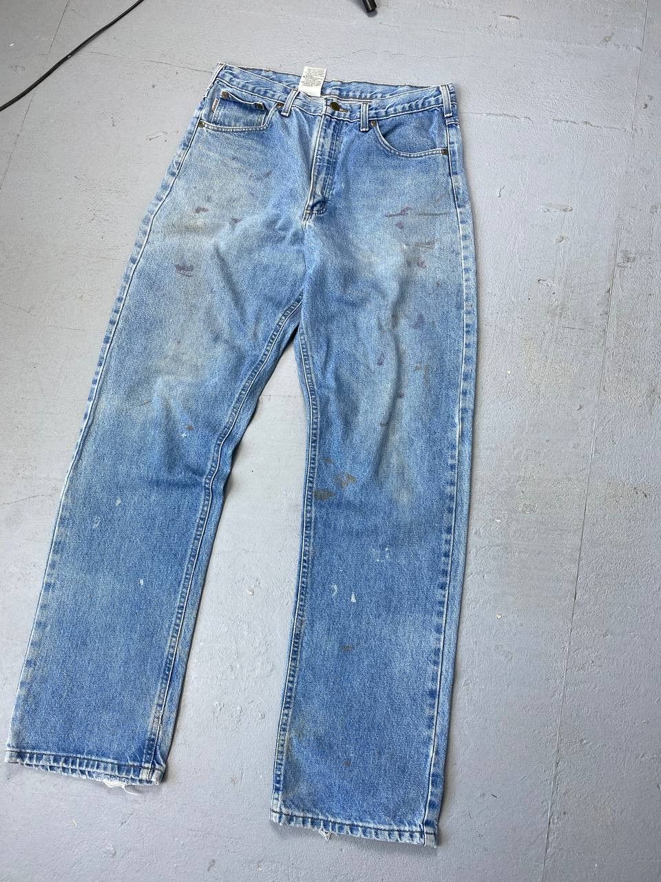 Carhartt × Vintage Distressed Denim Carhartt Painter baggy vintage jeans Size US 34 / EU 50 - 4 Thumbnail