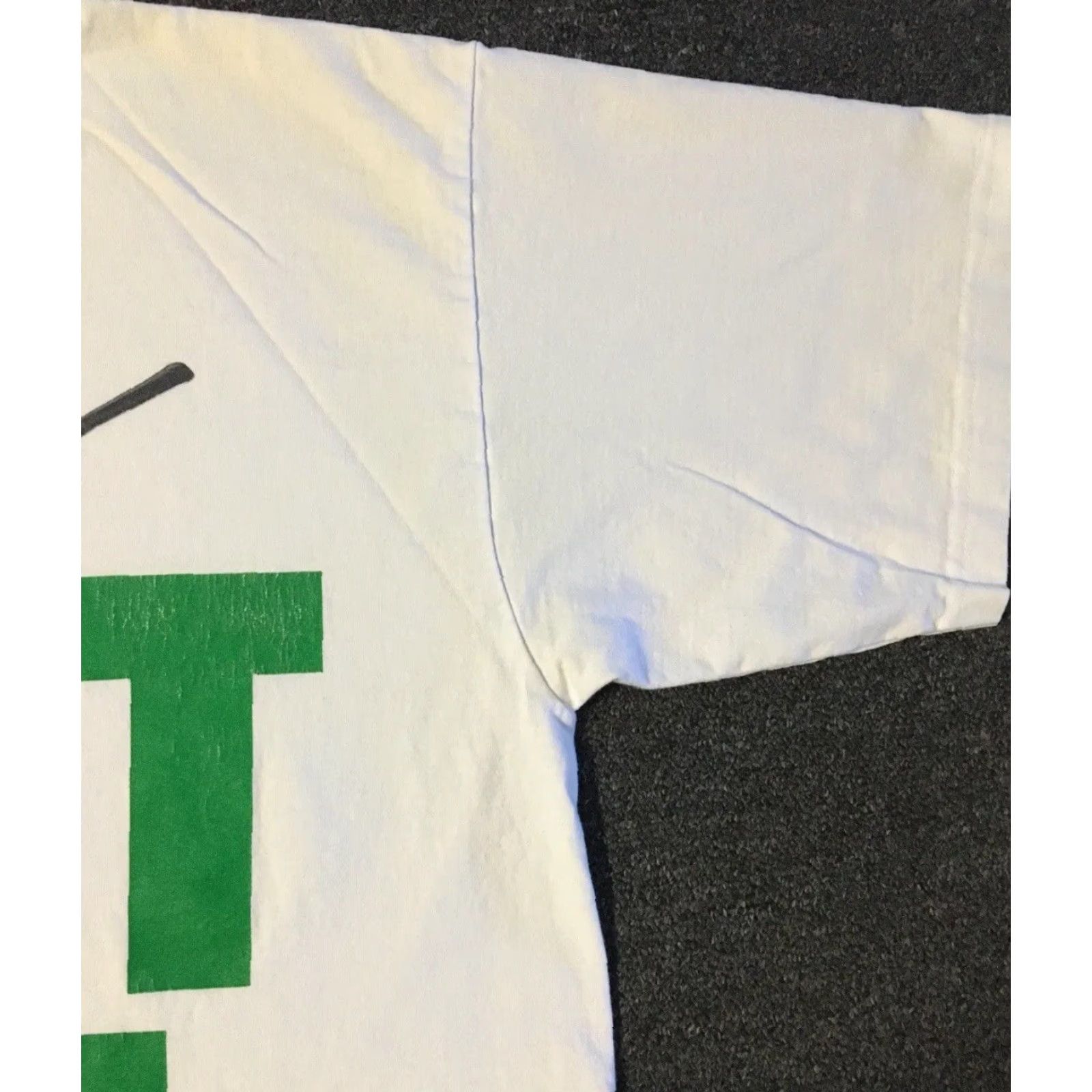 Nike VINTAGE Just Hit It Faded Nike Parody Shirt XL White 80s 90s Grunge Humor Marijuana Drugs Ganja Stoner Weed 420 T-Shirt Mens Size US XL / EU 56 / 4 - 7 Thumbnail