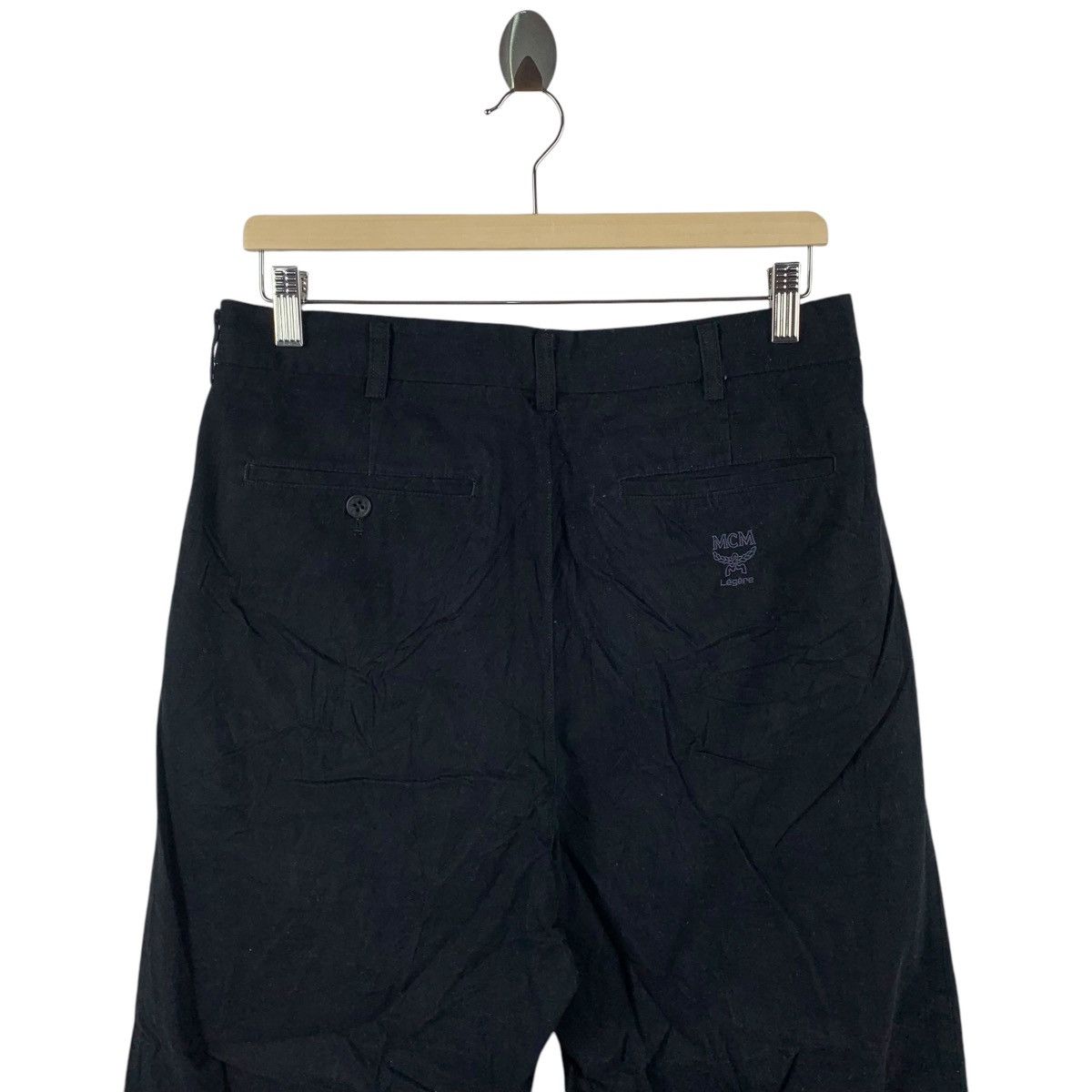 Designer × MCM MCM Legere Baggy wide cotton pants Size US 32 / EU 48 - 15 Thumbnail