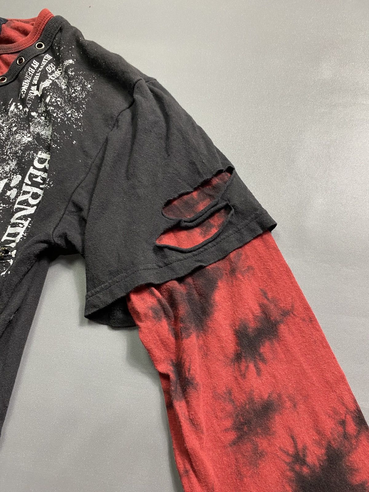 Japanese Brand BerningsSho Punk Style Double layer Longsleeve Size US L / EU 52-54 / 3 - 7 Thumbnail