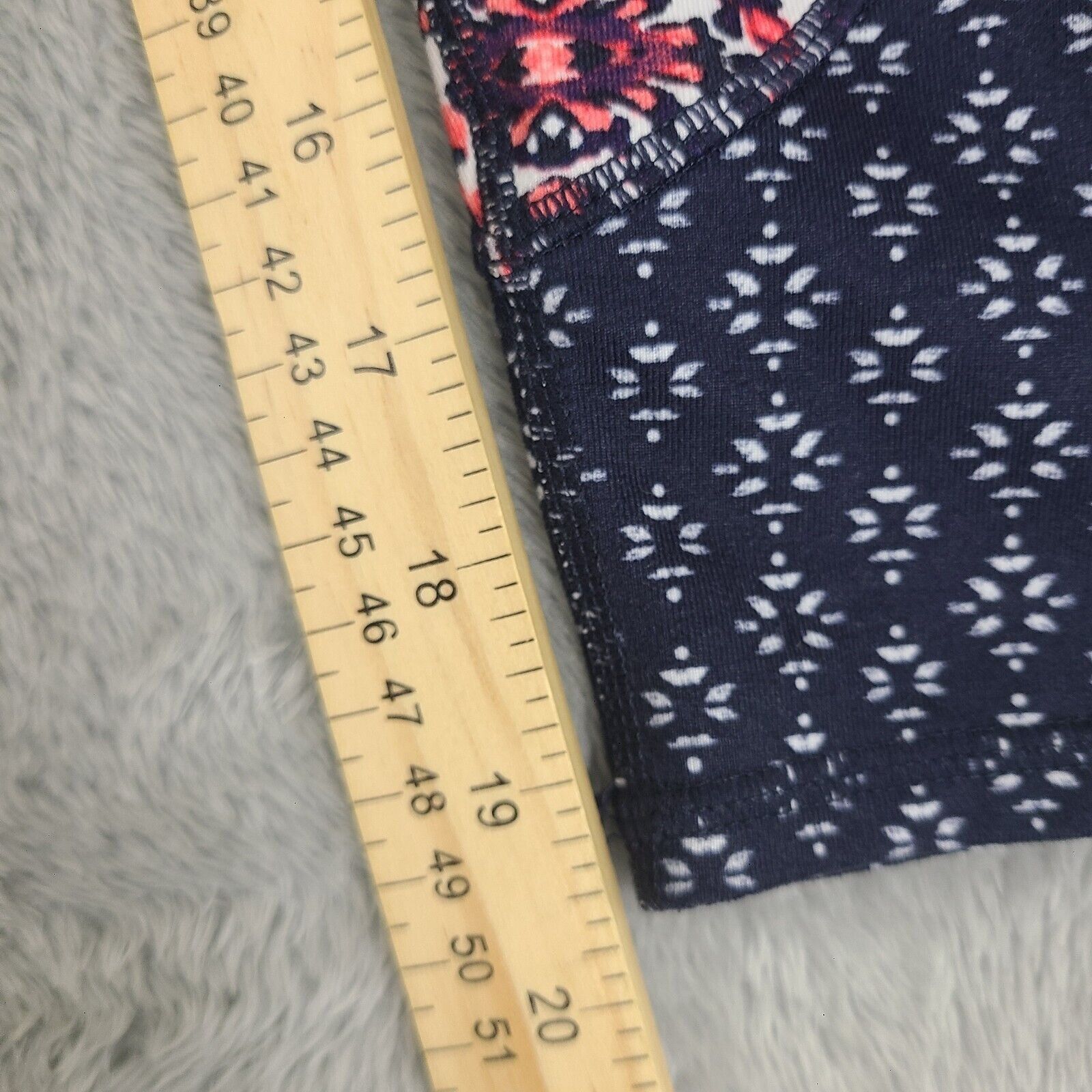 Athleta Athleta High Rise Indigo Shores Chauranga Capri Leggins Sz X Size 30" / US 8 / IT 44 - 6 Thumbnail