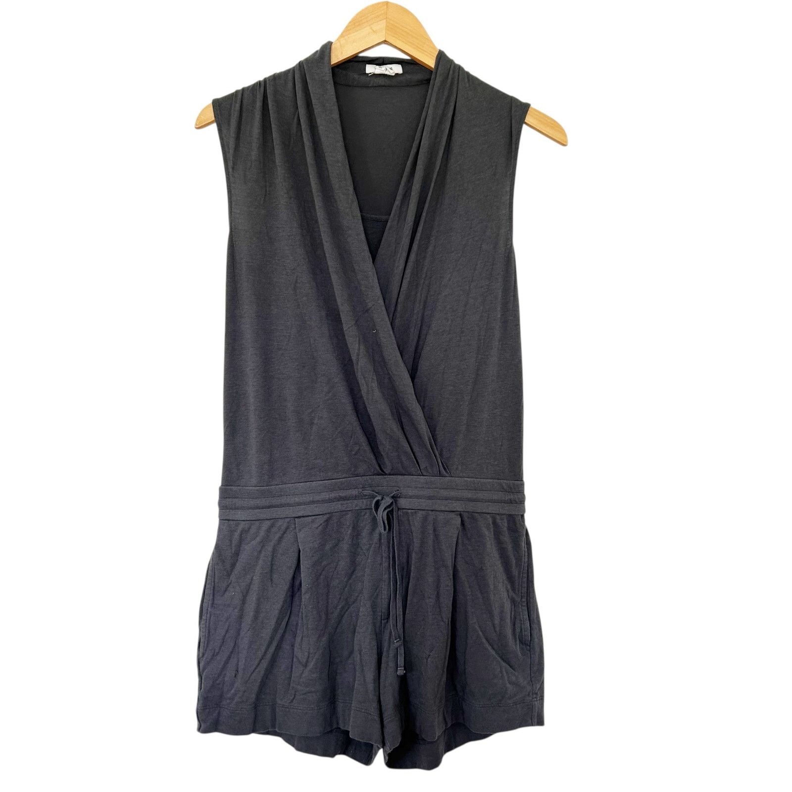 Helmut Lang Helmut Lang Gray Sleeveless Romper Sz S Size 27" / US 4 / IT 40 - 1 Thumbnail