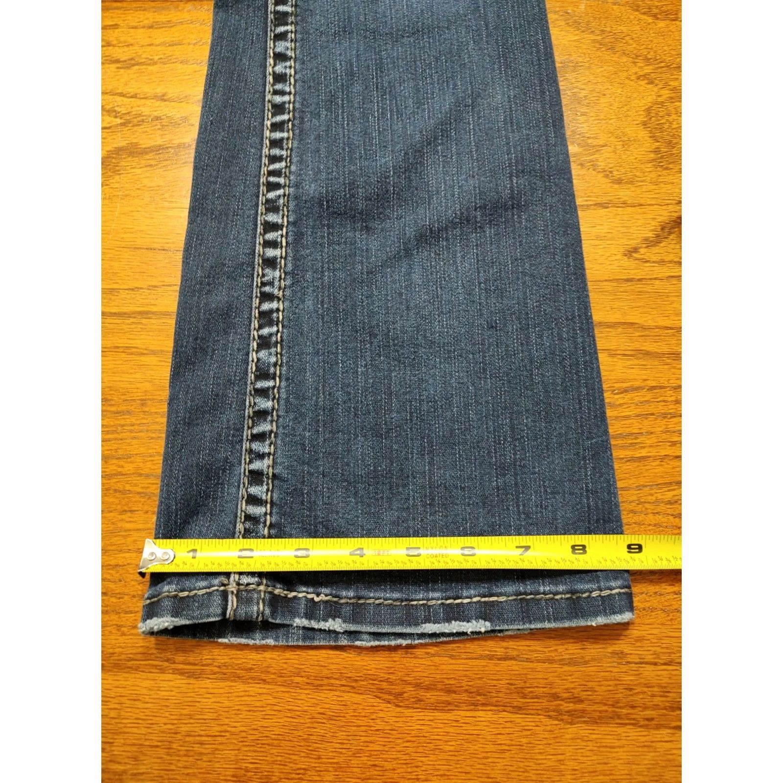 Vintage Silver Jeans Womens Bootcut Denim Jeans Blue Button Flap Tag 26 x 31 Inseam Size 26" / US 2 / IT 38 - 6 Thumbnail