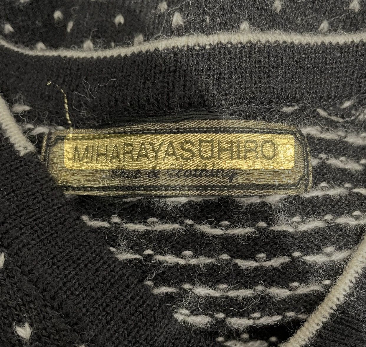 Maison MIHARA YASUHIRO RARE mihara wool sweater Size S / US 4 / IT 40 - 2 Thumbnail