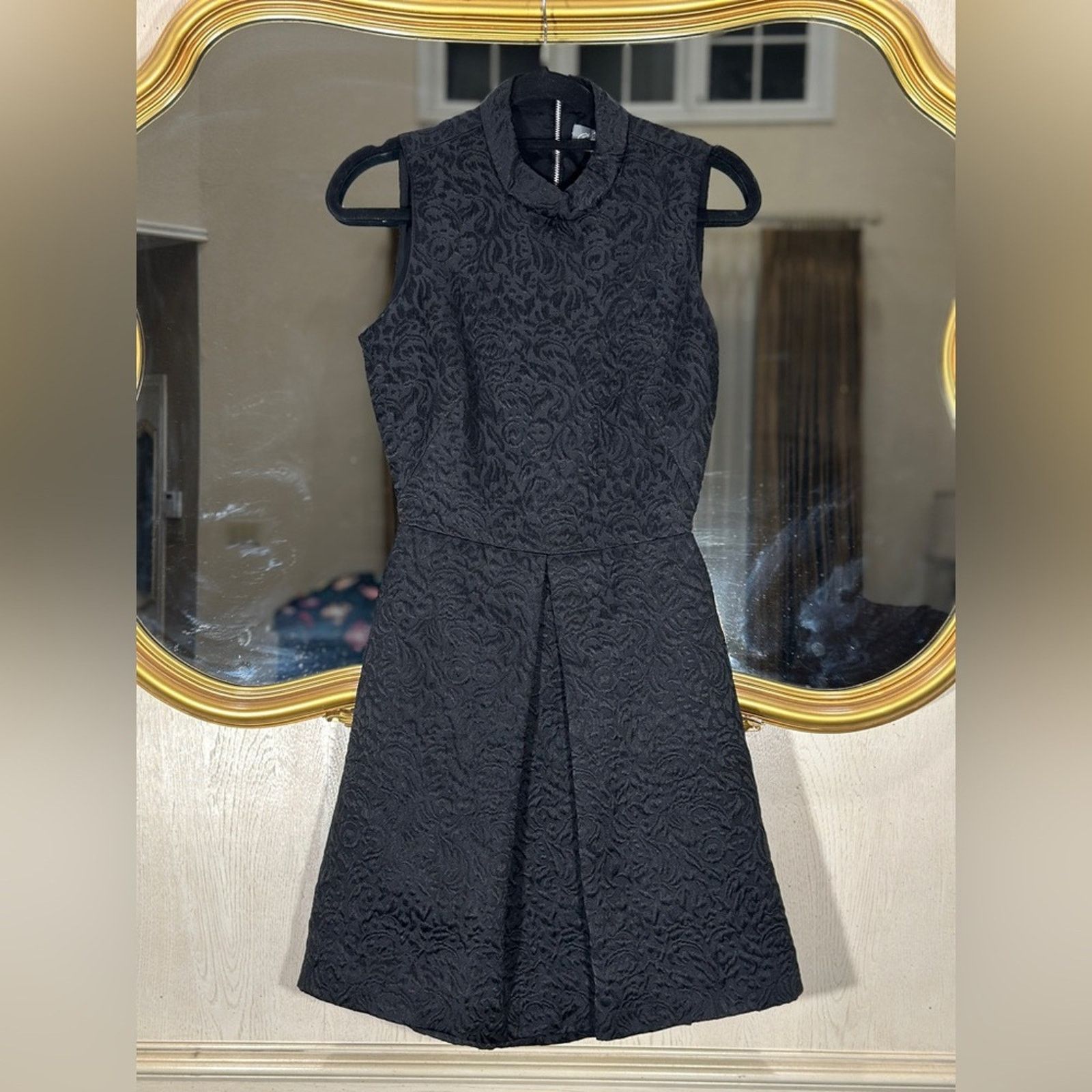 Hunter Bell Hunter Dixon by Hunter Bell Black Jacquard Sleeveless Size 2 Size XS / US 0-2 / IT 36-38 - 1 Thumbnail