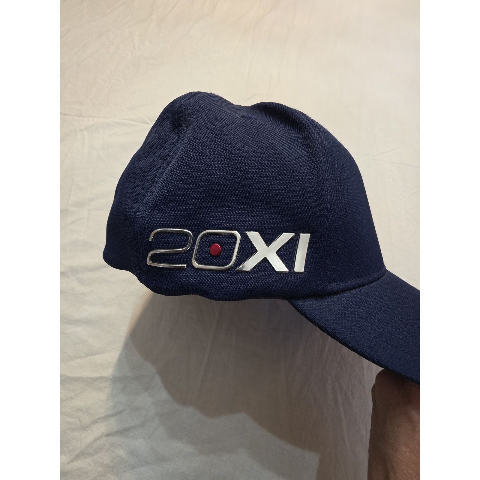 Nike Nike Golf Flex Fit Navy Blue Hat Size ONE SIZE - 3 Thumbnail
