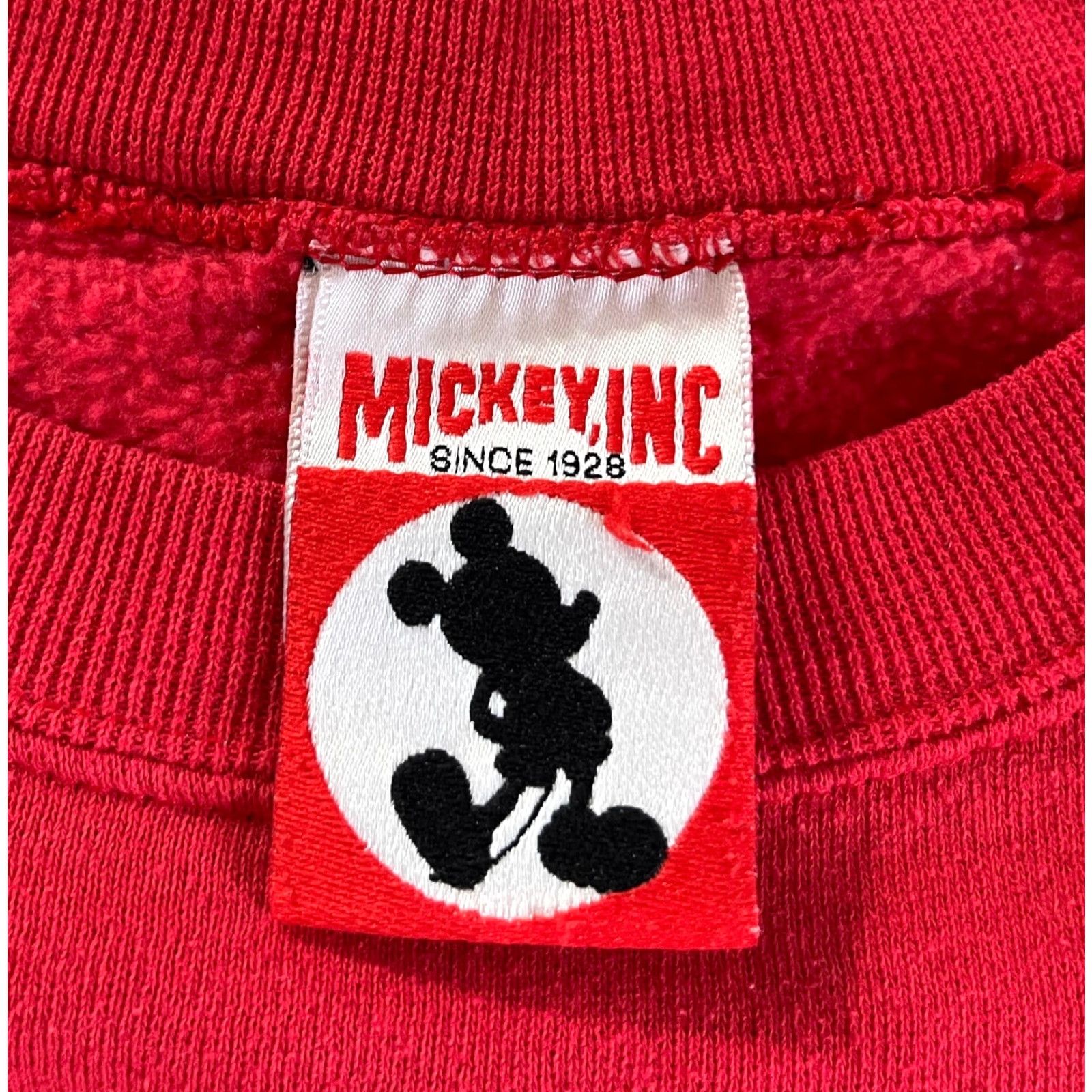 Disney VINTAGE Mickey, Inc Sweatshirt Mickey Mouse 25 Crewneck USA Disney Red L Mens Size US L / EU 52-54 / 3 - 5 Thumbnail