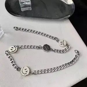 Jewelry Smiley Face Pendant Necklace Size ONE SIZE - 1 Thumbnail