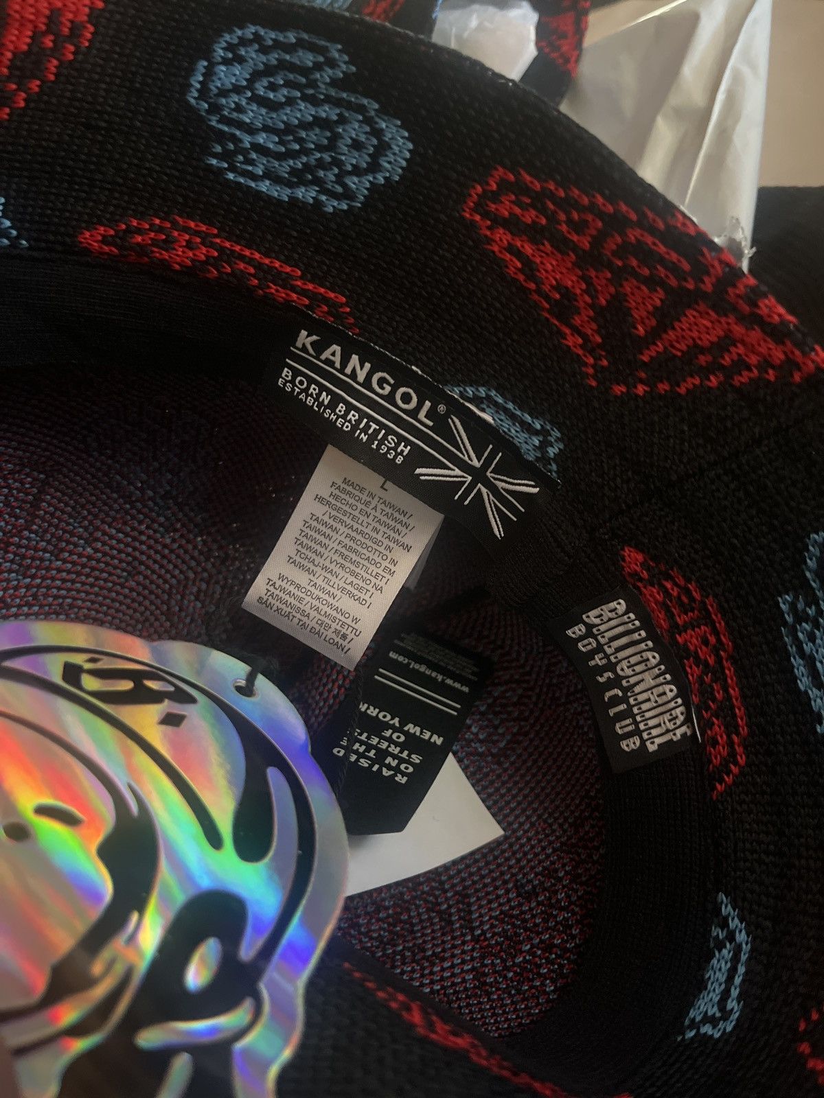 Kangol BBC X KANGOL - DIAMONDS & DOLLARS CAUSUAL - BLACK BUCKET Size ONE SIZE - 1 Thumbnail